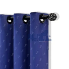 پرده مخمل کالیفرنیا آبی کاربنی