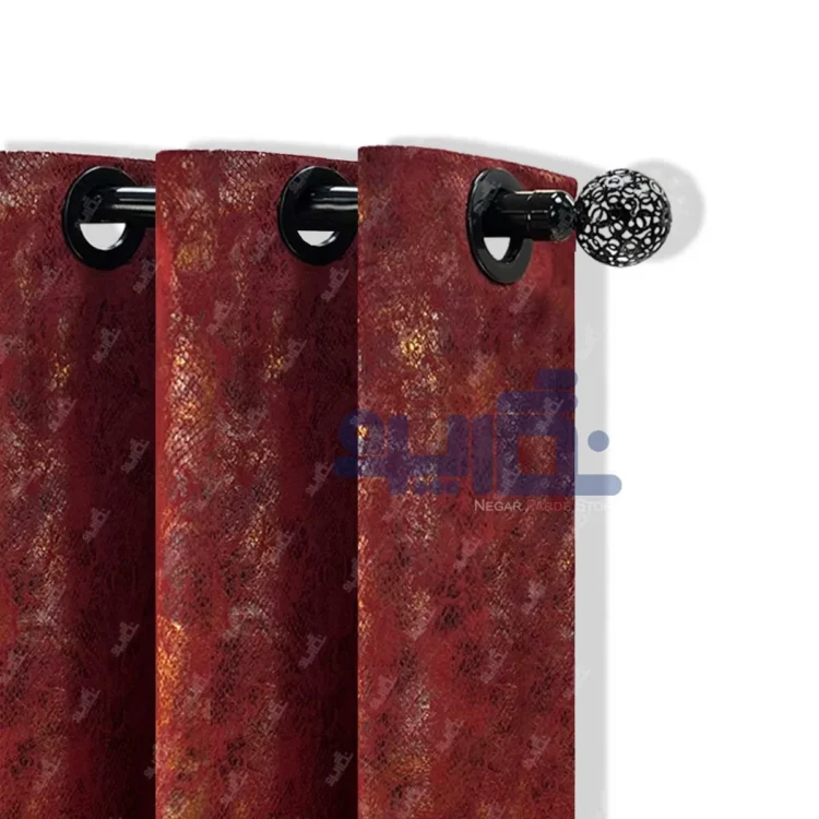 پرده مخمل سیتا زرشکی