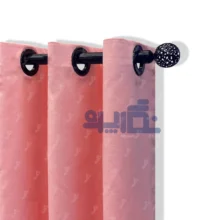پرده هازان صورتی پاستیلی
